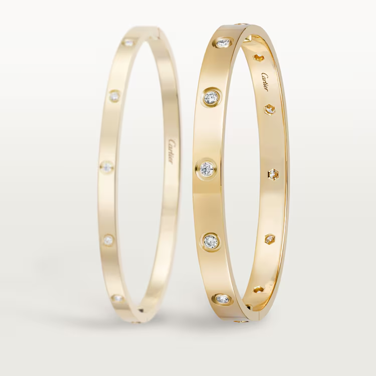 LOVE BRACELET, 10 DIAMONDS